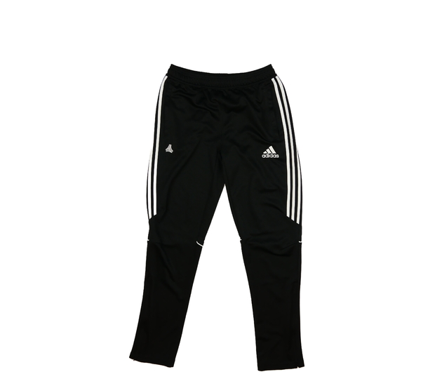 Černé sportovní tepláky vel. 176 Adidas