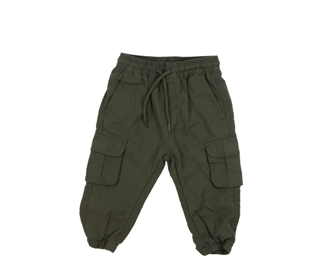 Tmavé khaki kalhoty 