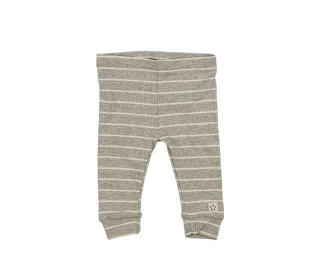 Šedé pruhované legíny F&F