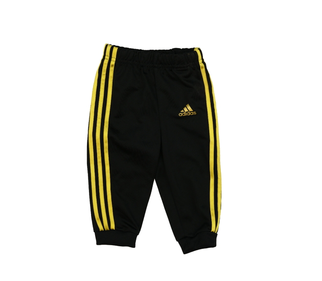 Černo-zlaté tepláky Adidas