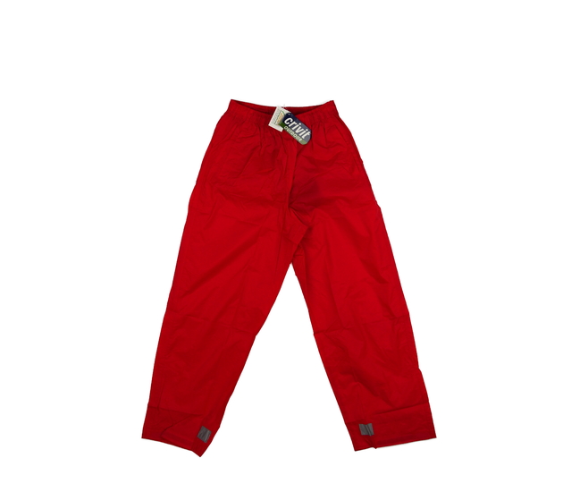 Nové červené kalhoty do deště Crivit