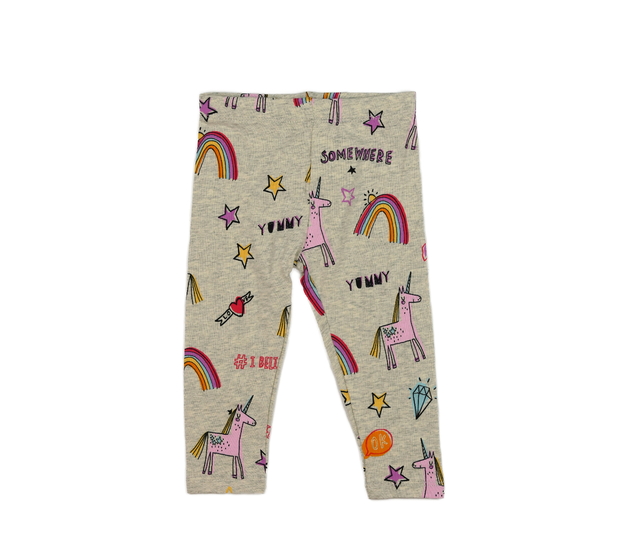 Šedé legíny s jednorožci Next