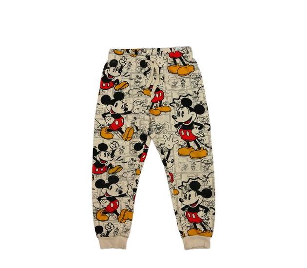 Světle hnědé tepláky Mickey Disney H&M