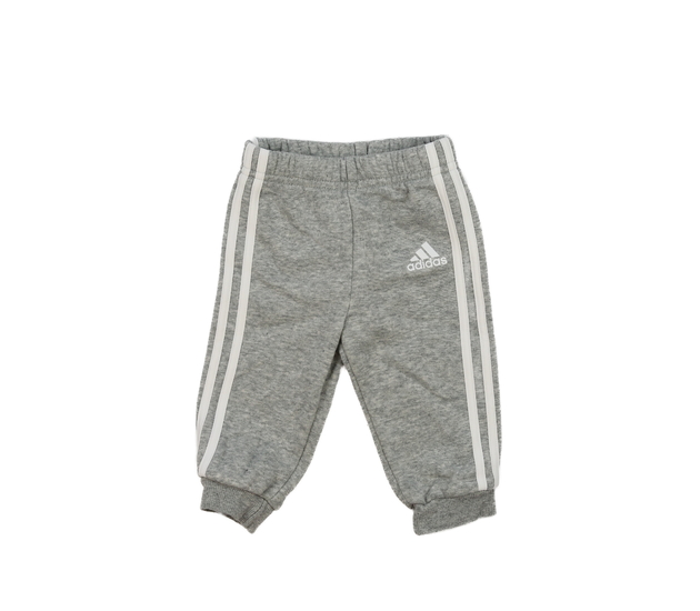 Šedé melírované tepláčky Adidas