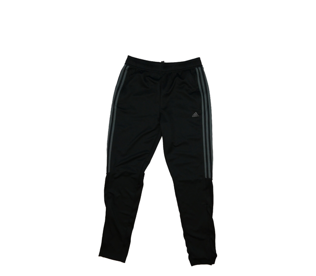 Černé sportovní tepláky vel. 176 Adidas