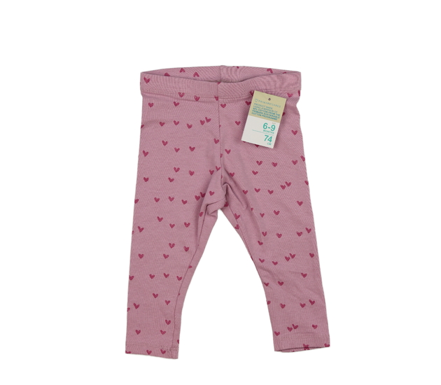 Nové světlé legíny se srdíčky Primark 