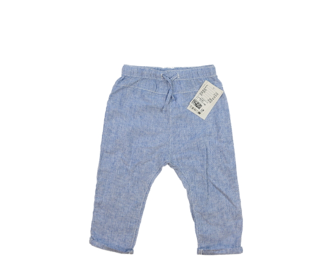 Nové modré pruhované kalhoty H&M