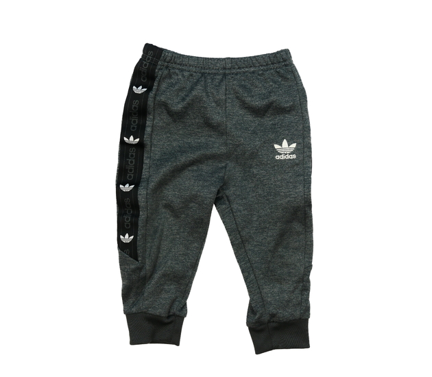 Šedé melírované tepláky Adidas