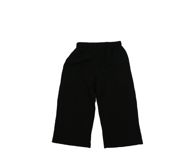 Černé zvonové kalhoty H&M