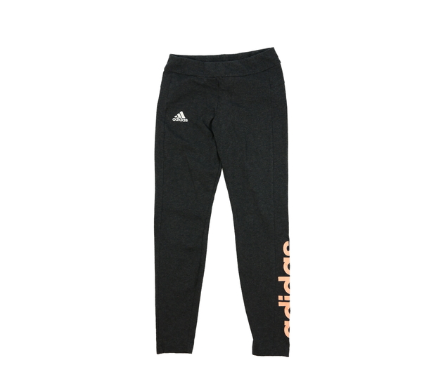 Šedé melírované 3/4 legíny Adidas 