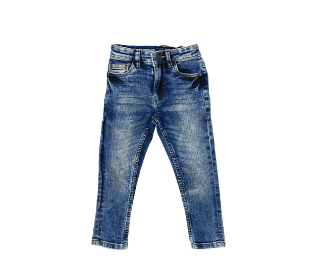 Modré melírované rifle super skinny Next
