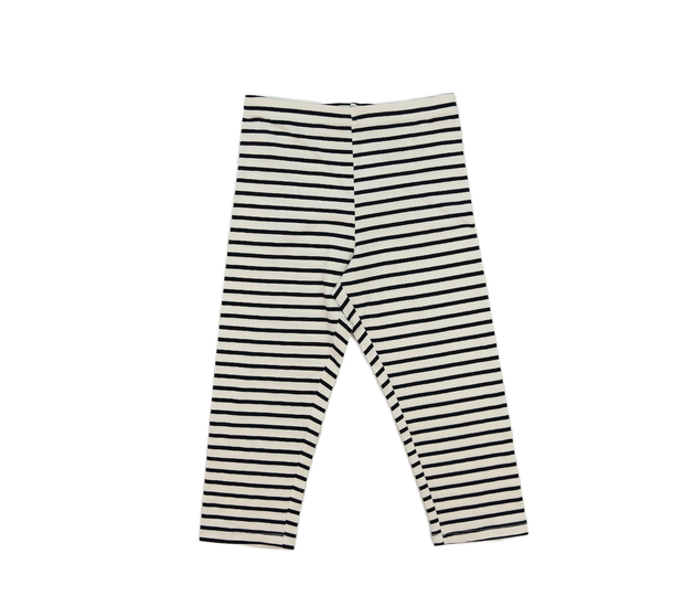 Bílé 3/4 legíny s pruhy H&M