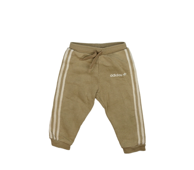 Hnědé melírované tepláky Adidas 