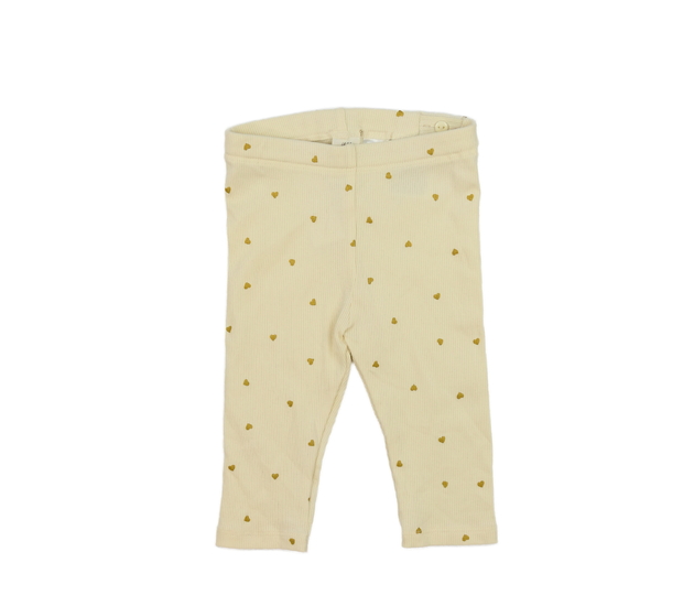 Žluté legíny se srdíčky H&M 
