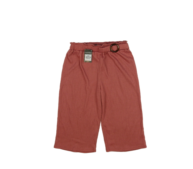 Nové růžové široké 3/4 kalhoty Primark 