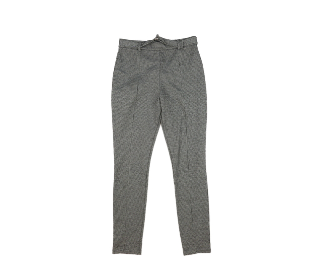 Černé vzorované společenské kalhoty River Island 