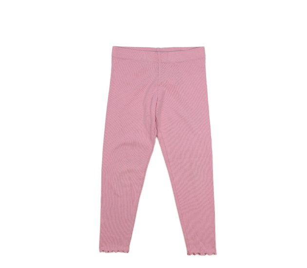 Růžové žebrované legíny M&S