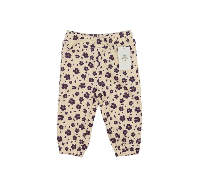 Nové hnědé květinové tepláky Primark 