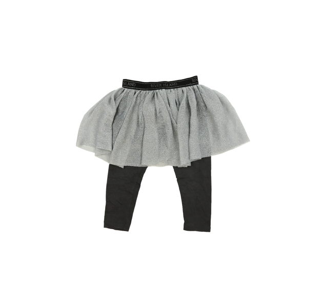 Šedé legíny se sukénkou River Island 