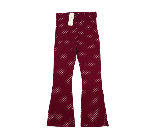 Nové bordo zvonové legíny s kolečky M&S