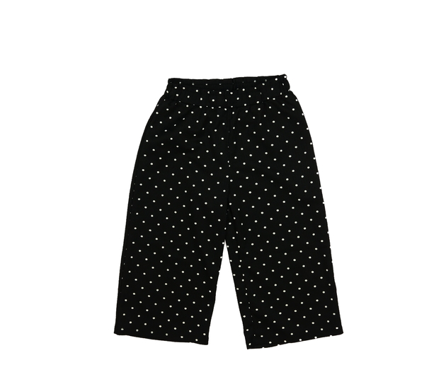 Černé volné 3/4 kalhoty Primark 