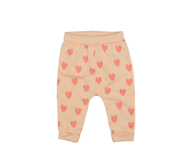 Světlé tepláčky se srdíčky Mothercare 