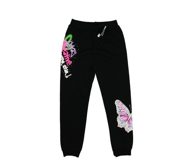 Nové černé tepláky s obrázky Primark 