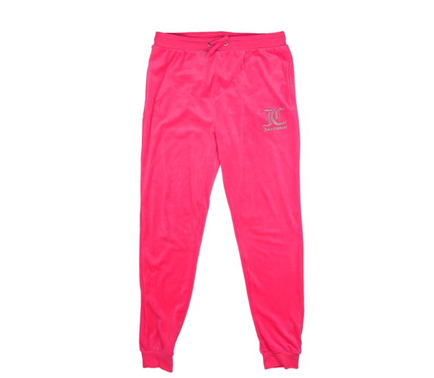 Růžové semišové tepláky vel. 176 Juicy Couture