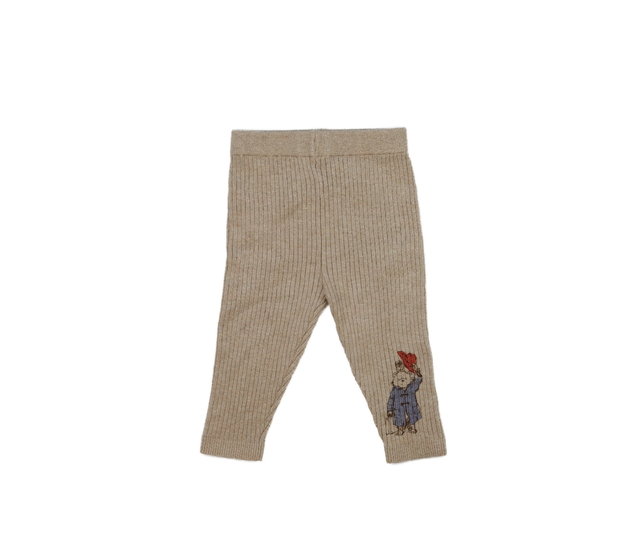 Hnědé pletené legíny Paddington George