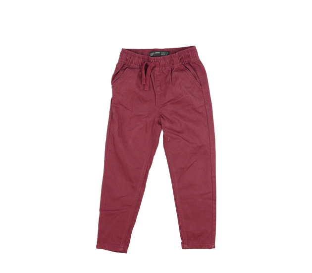 Burgundy kalhoty Primark 