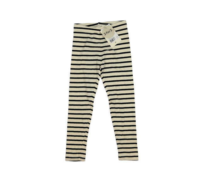 Nové pruhované hnědo-černé legíny H&M