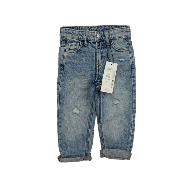 Nové modré trhané rifle Primark 
