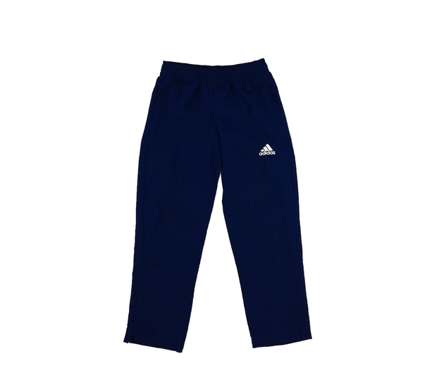 Modré šusťákové kalhoty Adidas 