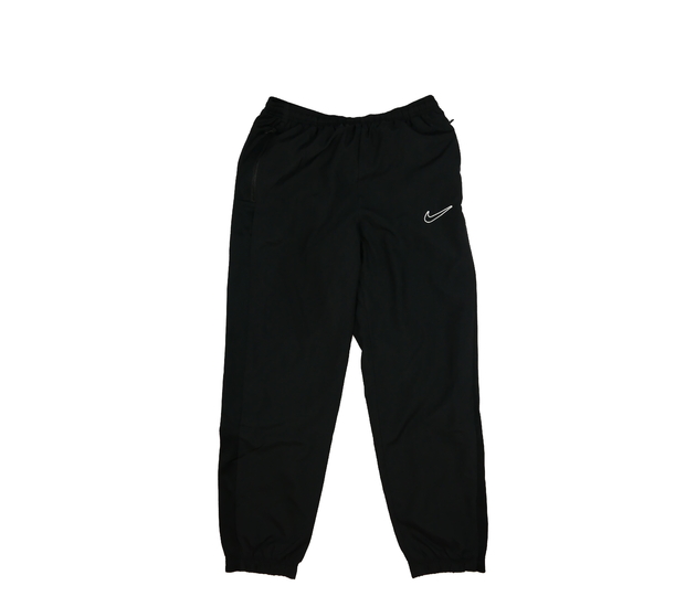 Černé šusťákové kalhoty vel. 170 Nike 