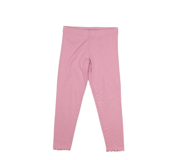 Růžové žebrované legíny M&S
