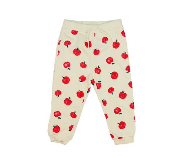 Krémové tepláčky s jablíčky Primark 