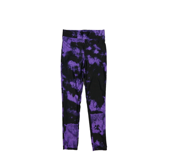 Fialovo-černé legíny H&M