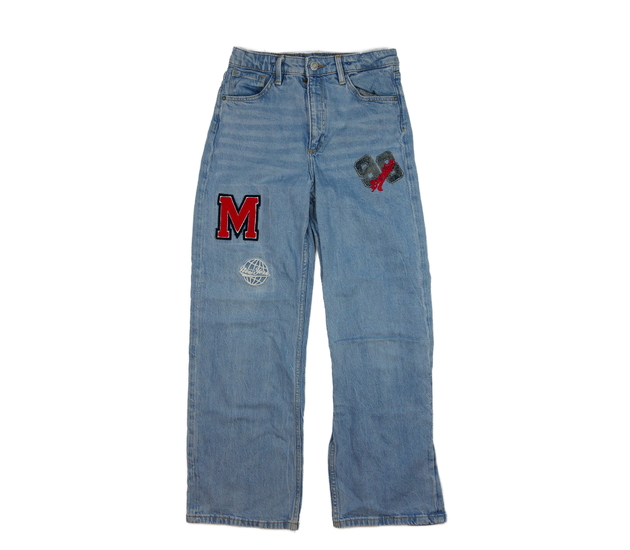Modré zvonové rifle H&M