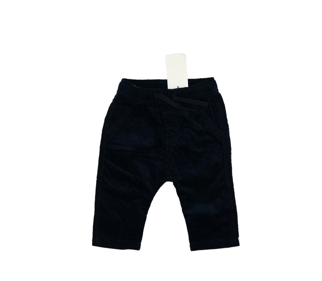 Nové tmavě modré manšestrové kalhoty H&M 