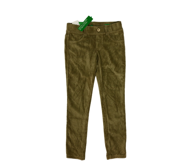 Nové khaki teplé džegíny Benetton 