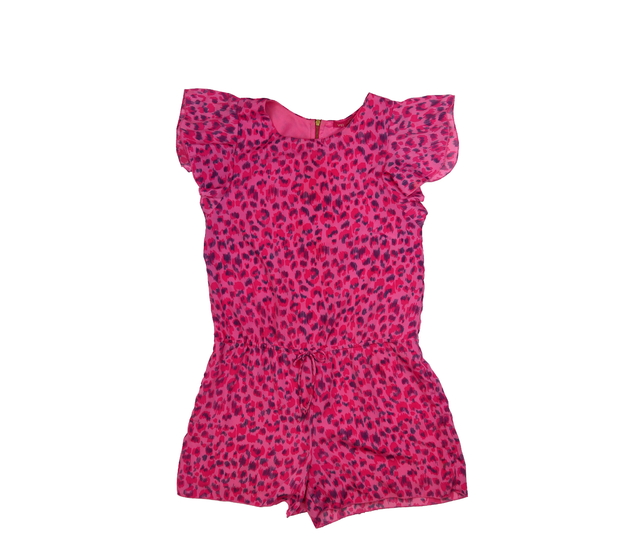 Růžový vzdušný kraťasový overal Primark