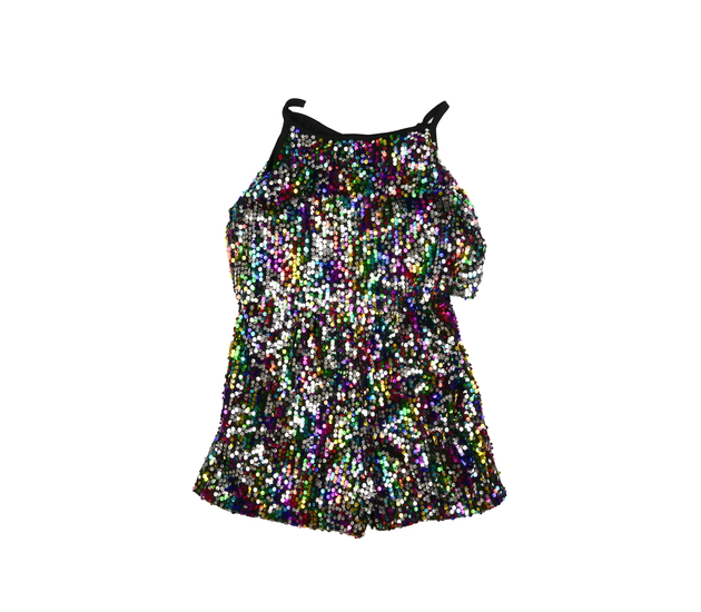 Flitrovaný kraťasový overal Primark