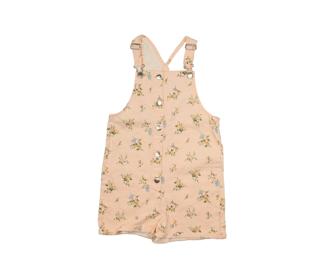 Květinové riflové kraťasy s laclem 