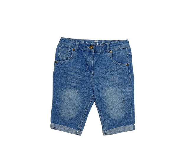 Modré riflové kraťasy Tu