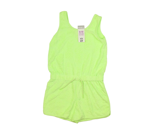Nový neonově zelený kraťasový overal 