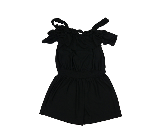 Černý společenská kraťasový overal River Island