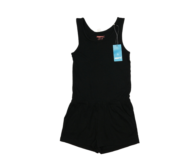 Nový černý kraťasový overal 