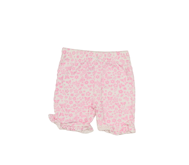 Krémové kraťasy s růžovými detaily George