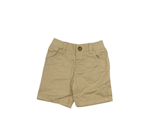 Hnědé kraťasy na gumu v pase F&F