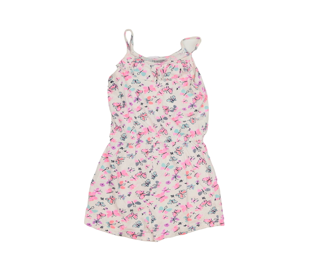 Světlý květinový kraťasový overal Primark